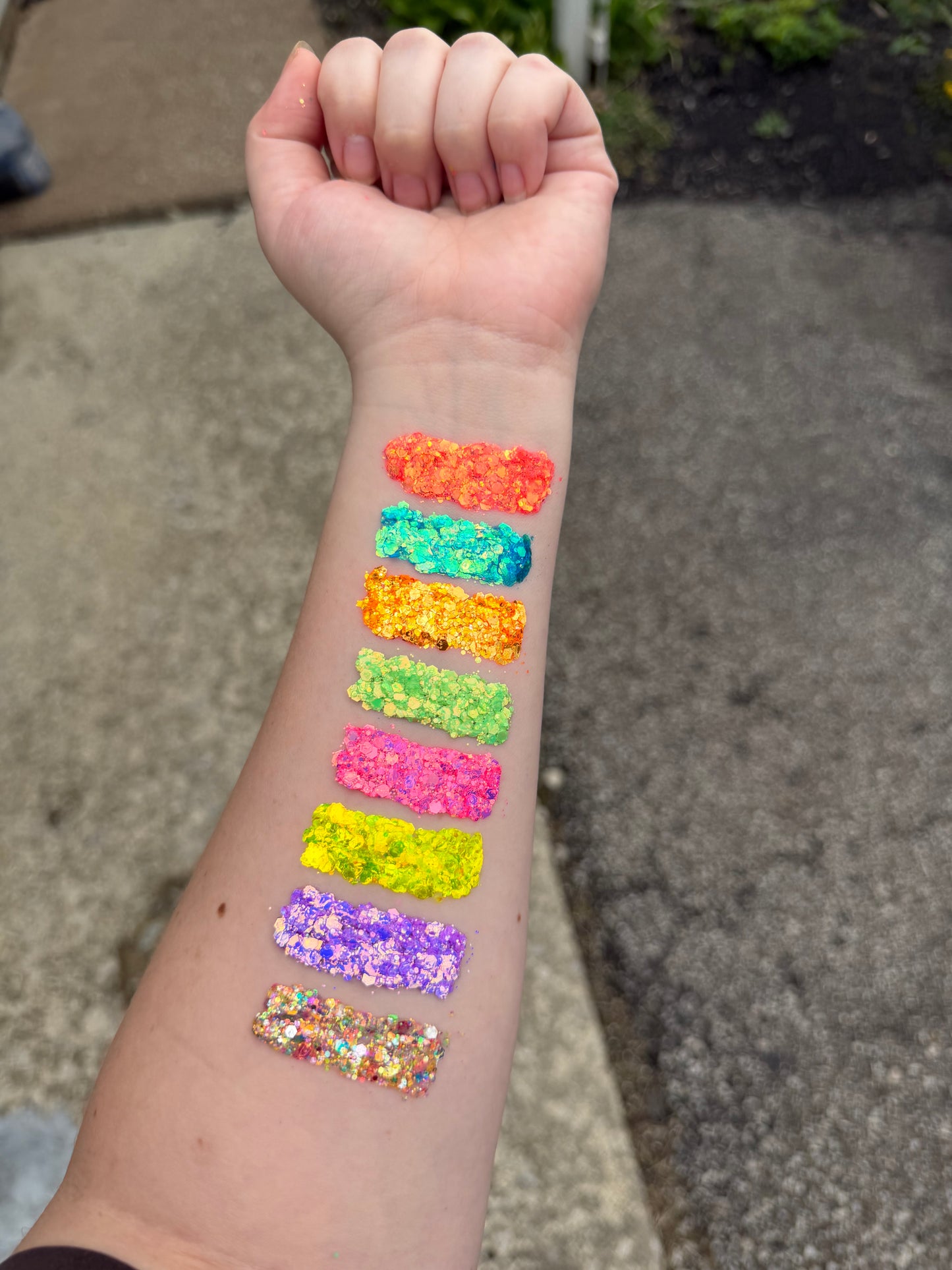 Neon Hair Glitter