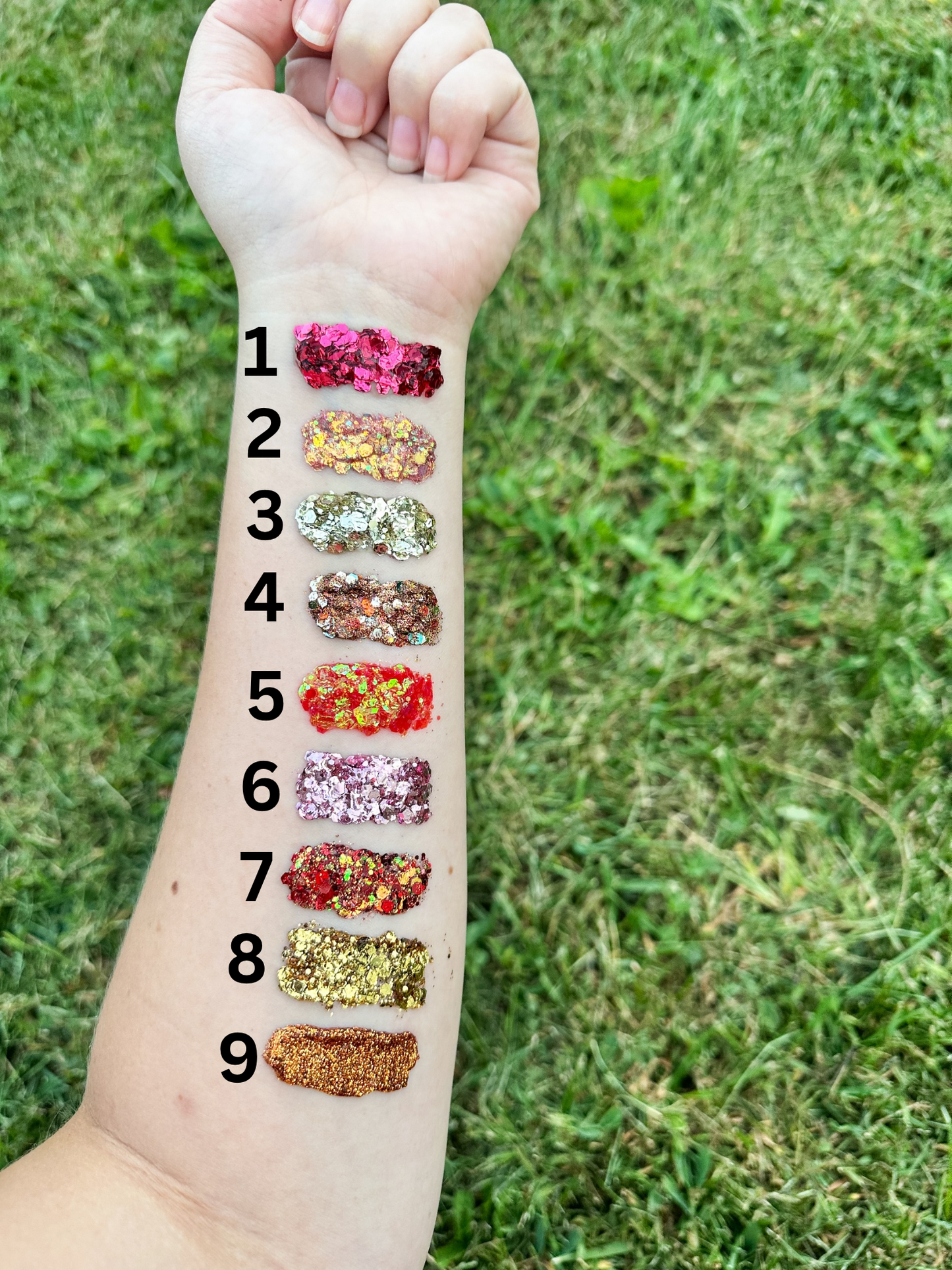 Fall Hair Glitter
