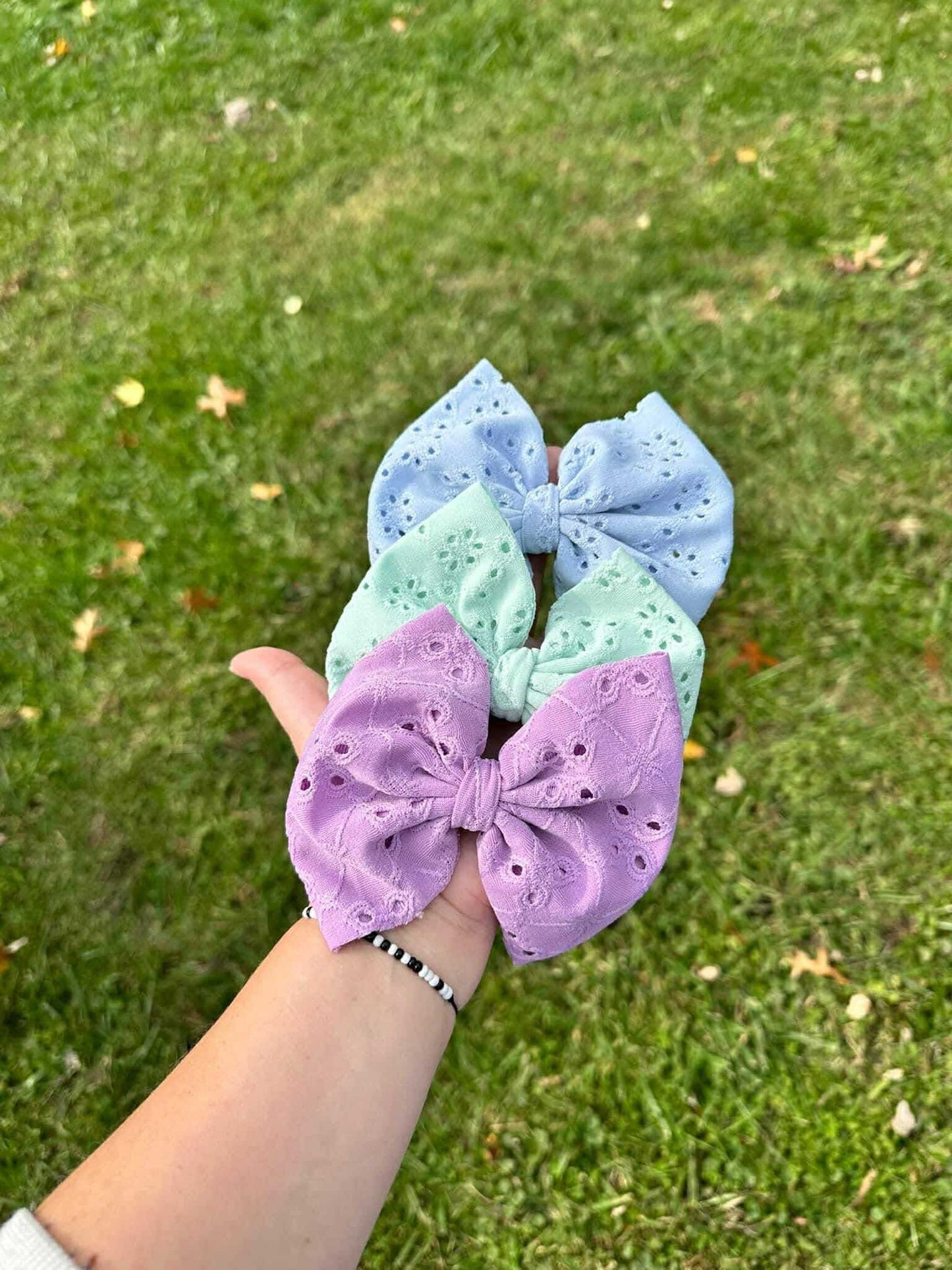 Custom Bows on Clips/Nylons