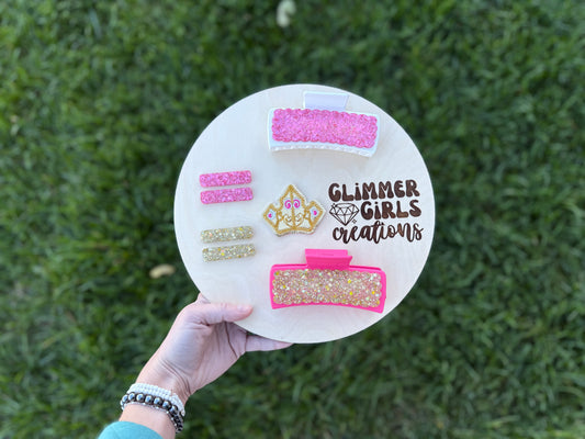 Sleeping Beauty Hair Clips