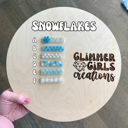 Winter Wonderland Clippies with Clays