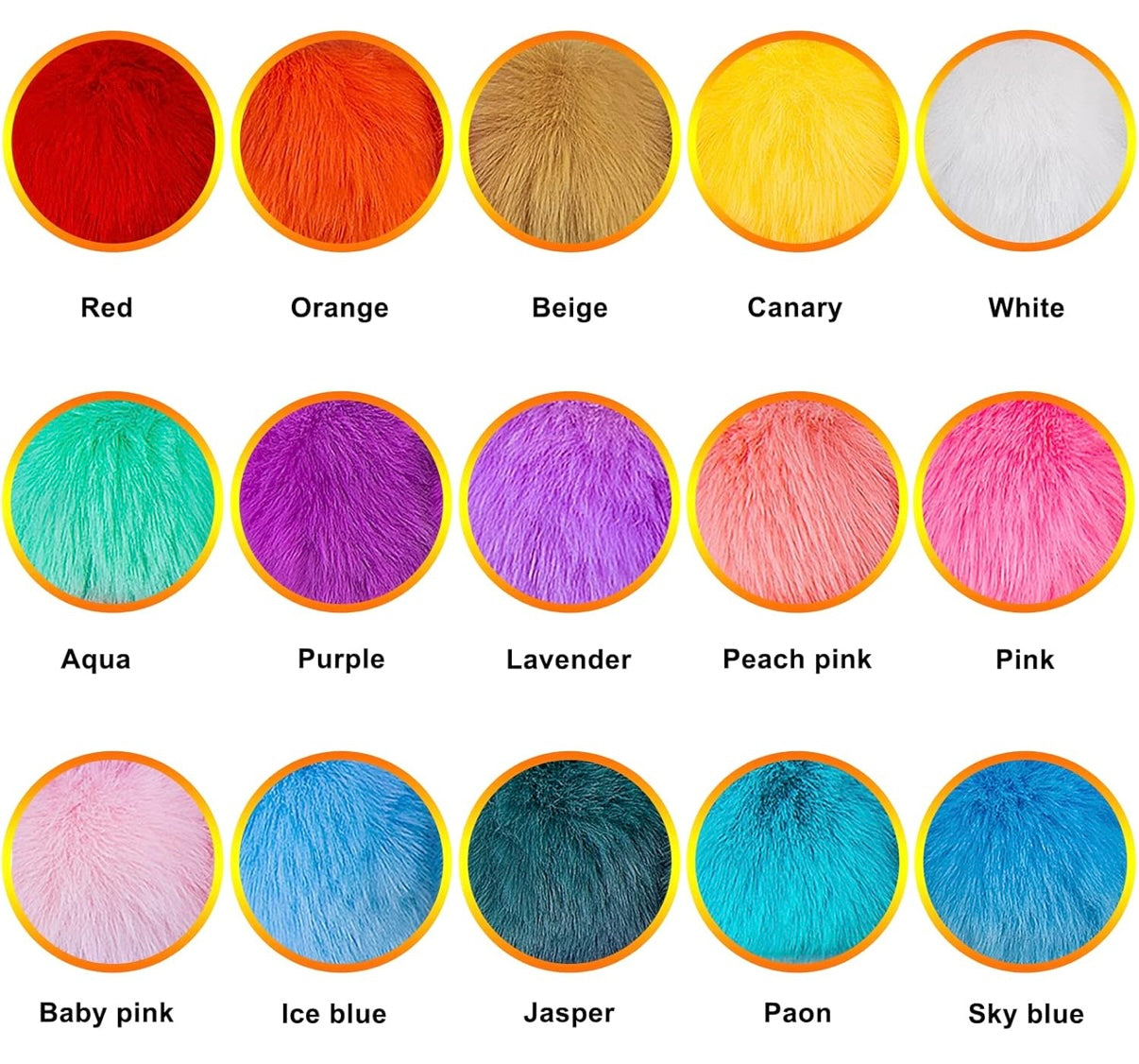 Puff Ball Clips (Single)