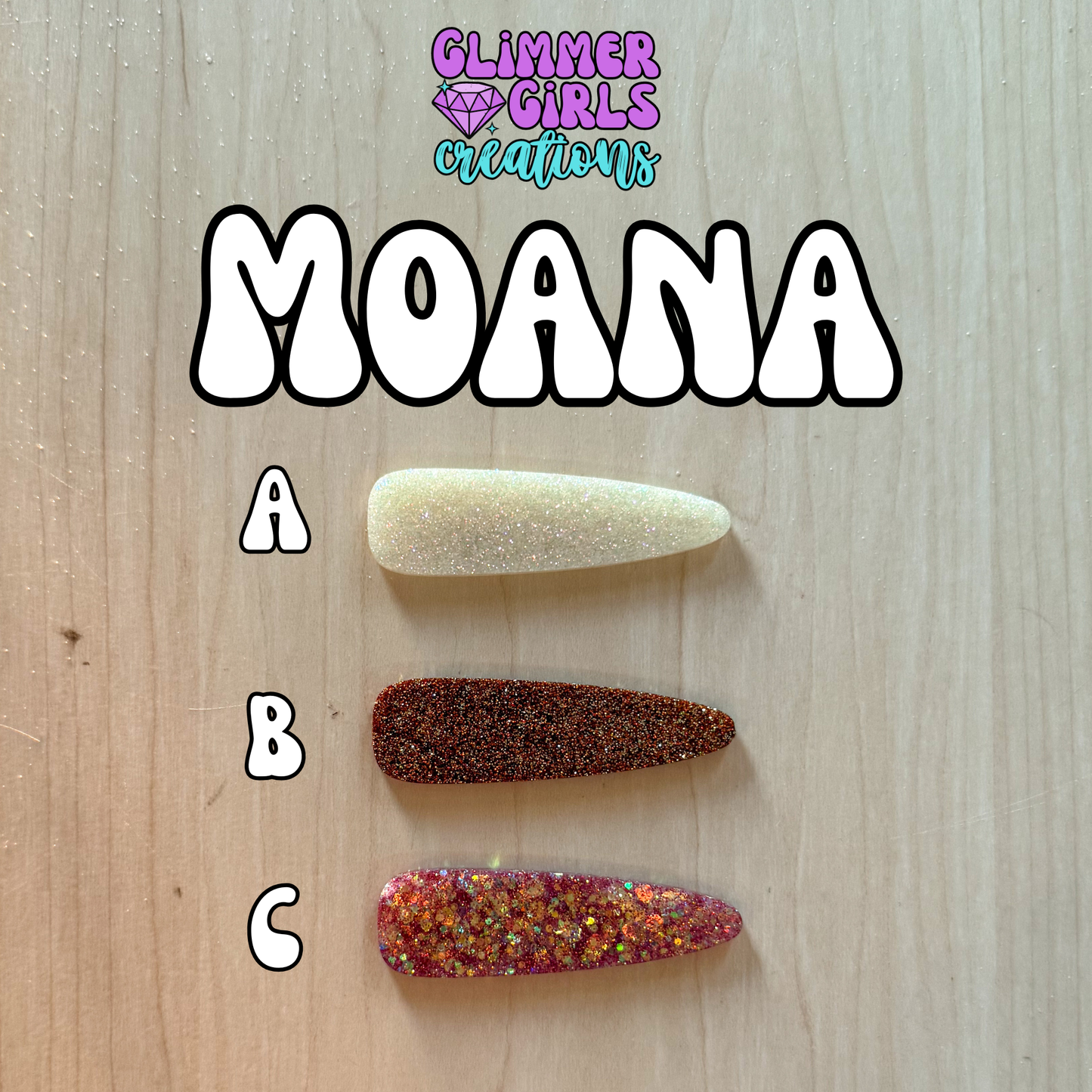 Moana Clippies (princess collab)