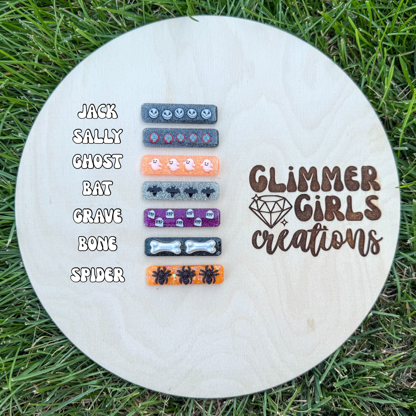Halloween Collab Clay/Charms Clips