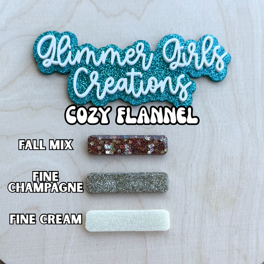 Cozy Flannel Clips (Fall Drop)