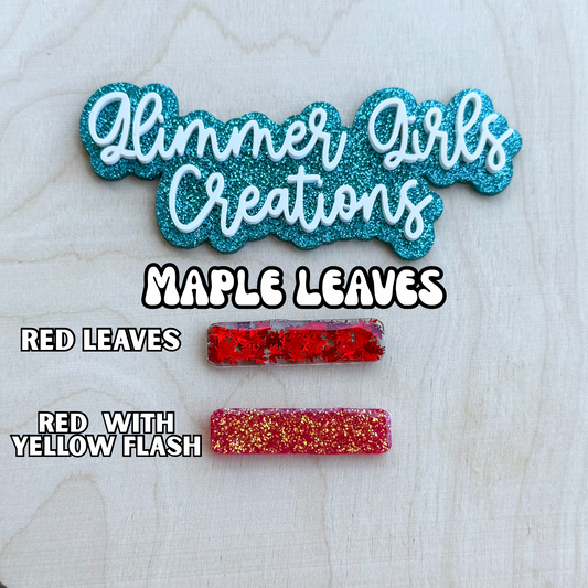 Maple Leaves Clips (Fall Drop)